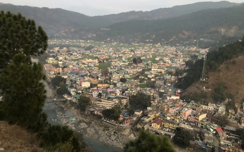Himalayan mountain views from Vijaypur near Bageshwar, Uttarakhand